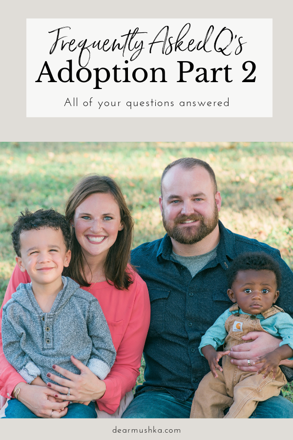 ADOPTION: faqs part two