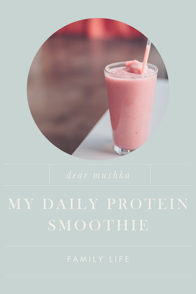 My Morning Protein Smoothie Recipe