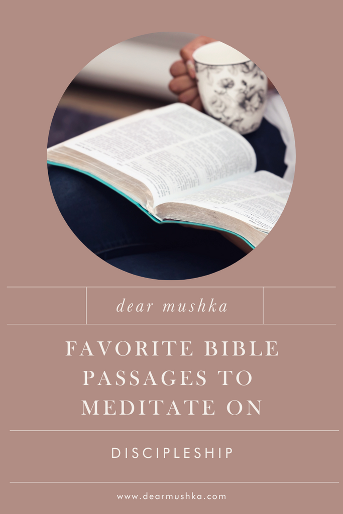 My Favorite Bible Passages to Meditate On