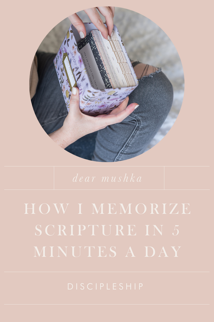 How I Memorize Scripture in 5 Minutes a Day