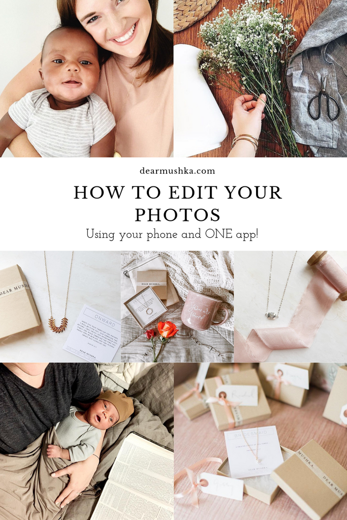 How To Edit Your Own Photos for Online Shops