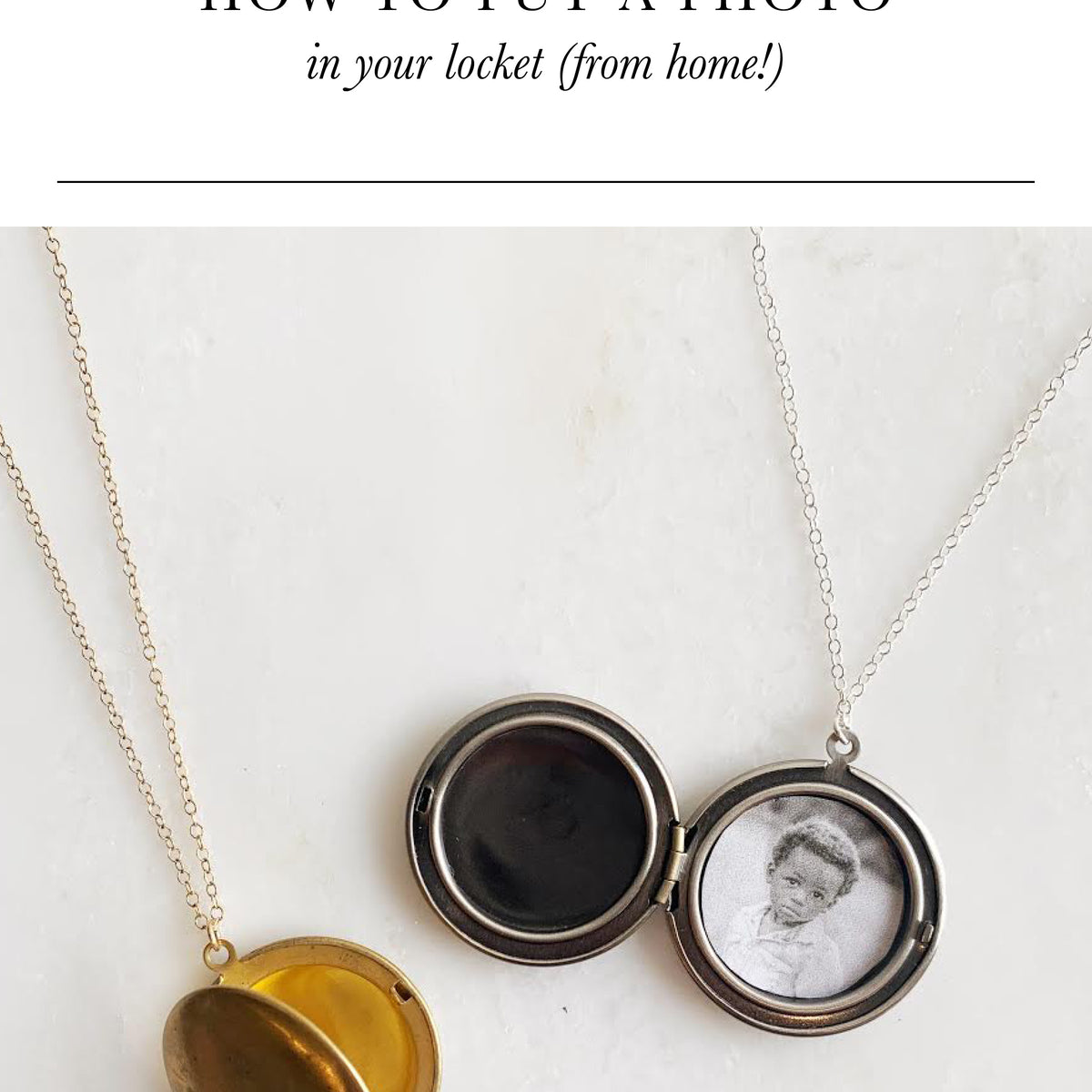How to Put a Photo in Your Locket from Home! – Dear Mushka