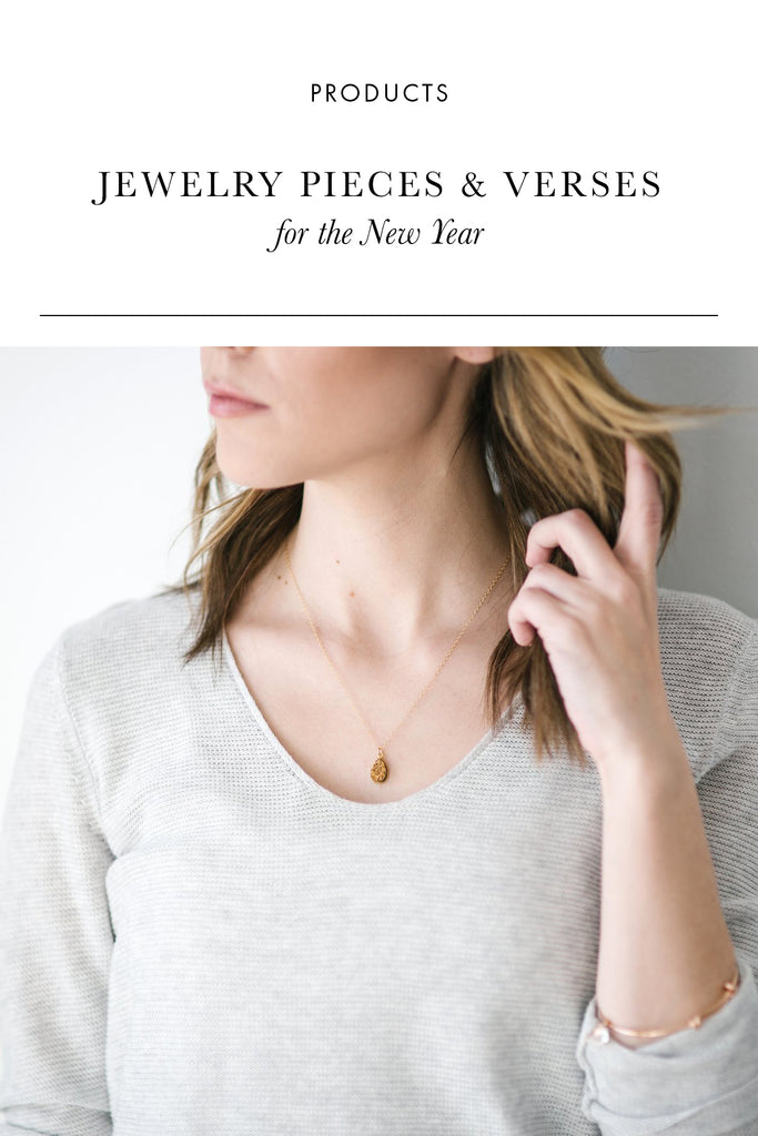 Christian Jewelry Pieces and Verse for the New Year