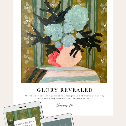 ROMANS 8 DIGITAL DOWNLOAD ART PRINT & PHONE LOCK SCREEN MEMORIZATION SET