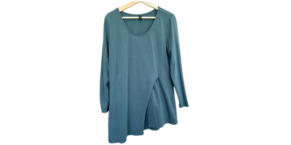 Size Medium | Stella Carakasi 3/4 Teal Top