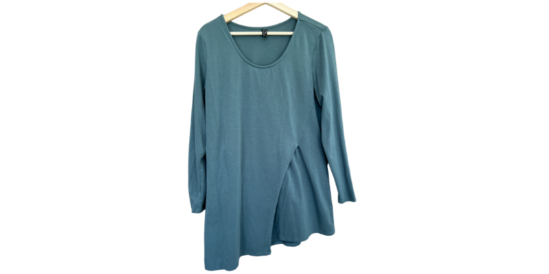 Size Medium | Stella Carakasi 3/4 Teal Top