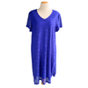 Size L | Chico's Easy Wear Periwinkle Stretch Lace Dress