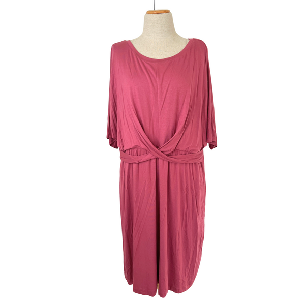 Size XXL | Soma Soft Jersey Sleeveless Cross Front Dress