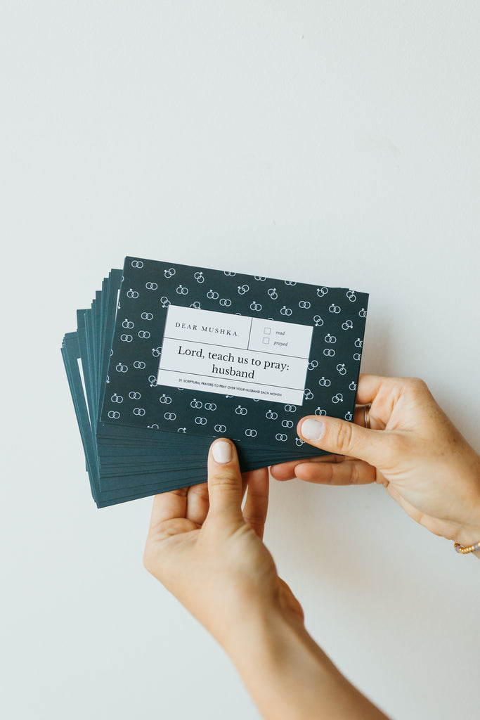 Monthly Husband Prayer Cards