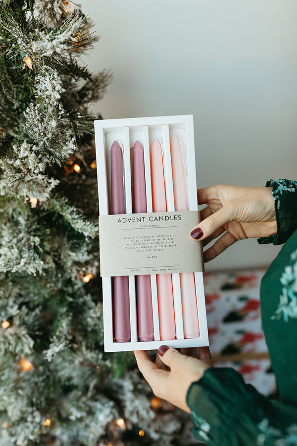 DESTASH | ADVENT CANDLES · JOHN 8:12 | FINAL SALE *No Verse Card Wrap