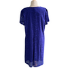 Size L | Chico's Easy Wear Periwinkle Stretch Lace Dress