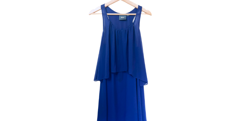 SIZE S | MAEVE TIERED BLUE DRESS