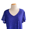 Size L | Chico's Easy Wear Periwinkle Stretch Lace Dress