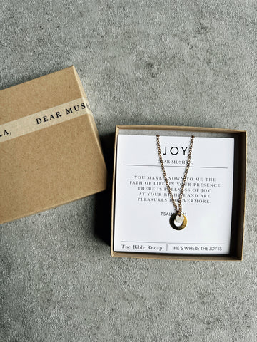 JOY NECKLACE · PSALM 16:11