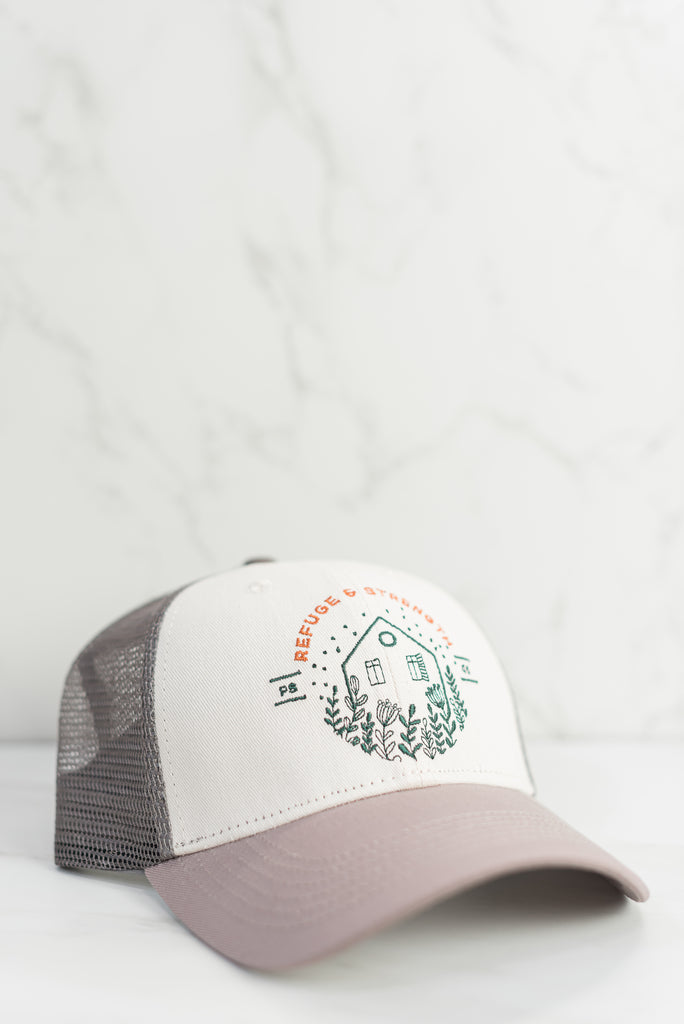 REFUGE & STRENGTH HAT · PSALM 46:1-2