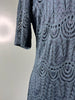 Size 10P | Sharagano Navy Stretch Lace Dress