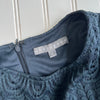 Size 10P | Sharagano Navy Stretch Lace Dress