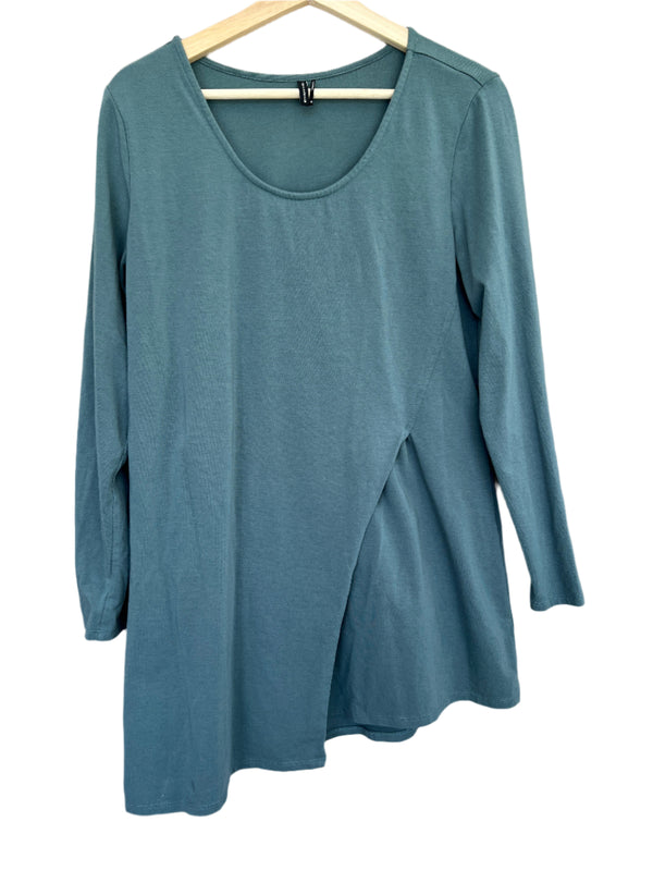 Size Medium | Stella Carakasi 3/4 Teal Top