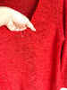 Size Medium | HM Cherry Red Open Weave Sweater