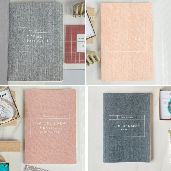 CLOSEOUT FINAL SALE Cloth Bound Journal Set - 3 Pack