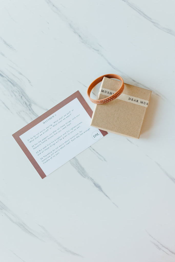 CLOSEOUT FINAL SALE MATTHEW 6 MEMORIZATION BRACELET