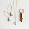 Cheer whistle with necklace and earrings