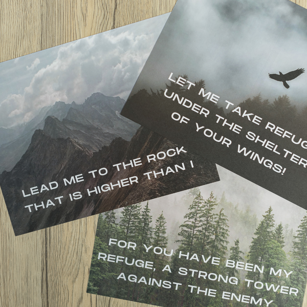 CLOSEOUT FINAL SALE PSALM 61 ART PRINTS