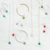 No. 139 glass stone bracelets earrings and necklaces