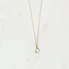 Keeper teardrop gold necklace