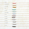 Gold Harvest bead necklaces color chart
