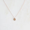 Silver and rose gold mixed metal Good Thing necklace