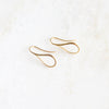 Storm gold earrings