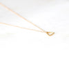 Verb gold triangle necklace