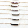 Gold Harvest bead necklaces in various colors