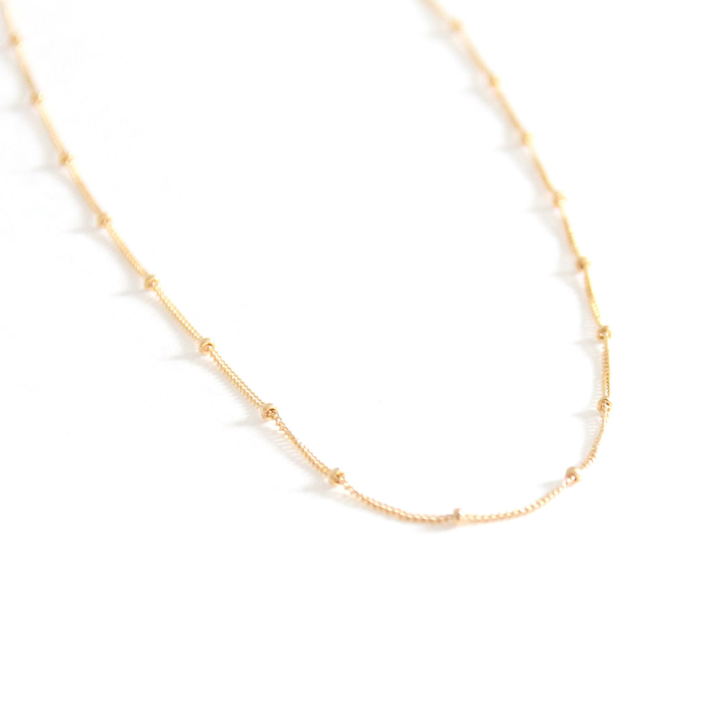 Twinkle gold chain necklace