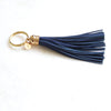 Blue tassel with letter R charm